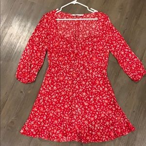 Zara floral print dress